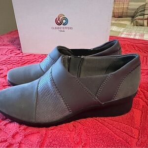 Cloudsteppers by Clarks Gray Women's Shoes Size 7‎ Like New